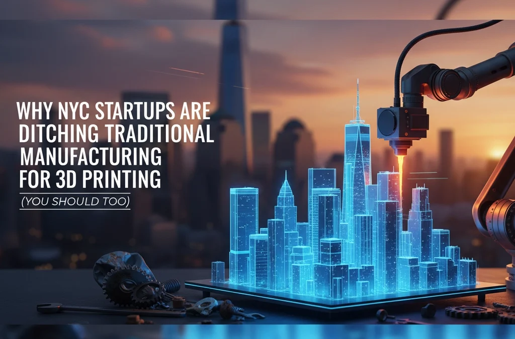 Why NYC Startups Are Ditching Traditional Manufacturing for 3D Printing (You Should Too)